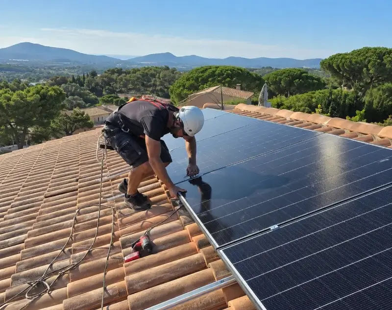 Installateur panneaux solaires Villaz — pose photovoltaïque sur toiture