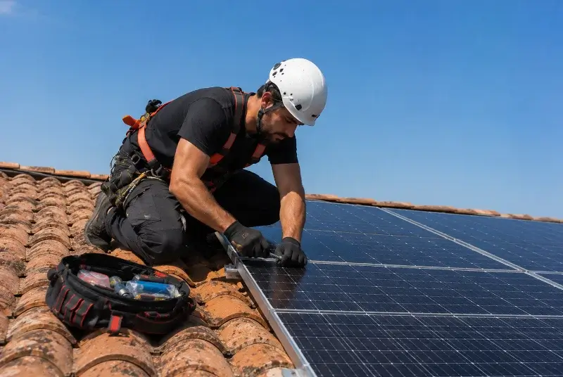 Maintenance et monitoring de panneaux solaires à Villaz