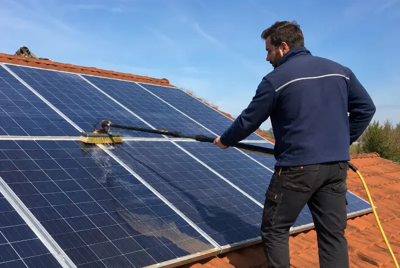 Nettoyage et entretien de panneaux solaires à Villaz